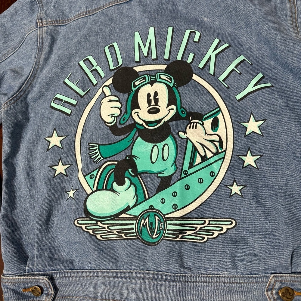 Vintage Mickey & Co Denim Jacket Aero Mickey